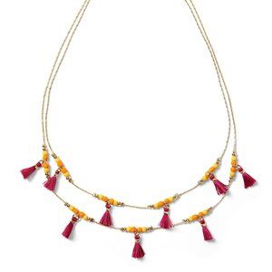 Banana Republic Summer Friday Fringe Necklace NWT